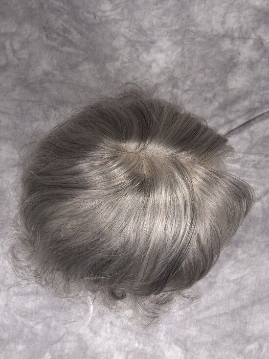Envy by Alan Eaton Making Waves Synthetic Hairpiece Topper Medium Grey main image 9